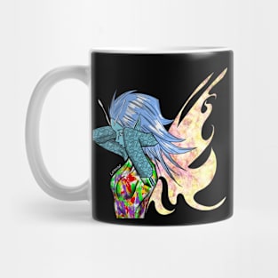 mandala fairy in ecopop painting Mug